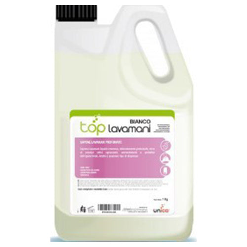 Top Mani Bianco Lava Mani Liquido Neutro Lt 5 Cf 4 Pz